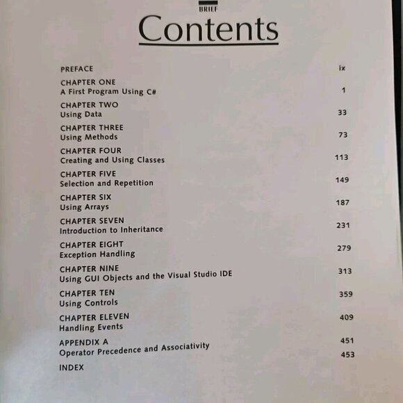 Introduction to Programming with C++ Visual C# .Net Lot 2 Trade Paperback Text - Picture 9 of 10